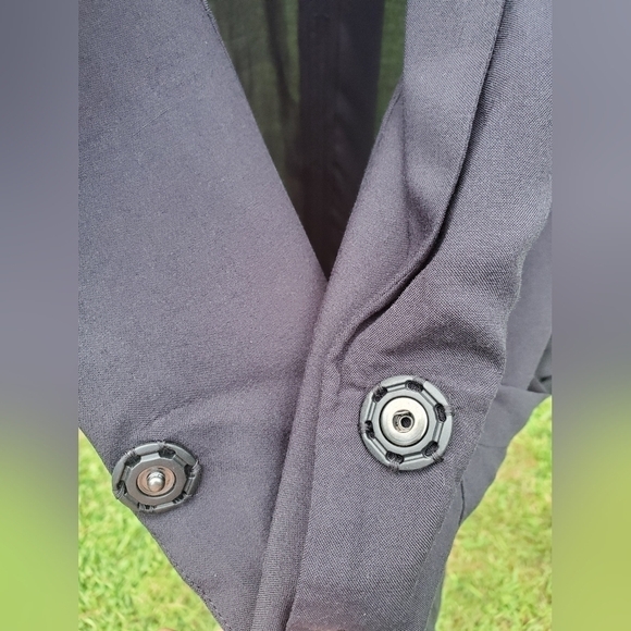 Ellos Rayon Black Women's jacket Cardigan light weight Size Large - Picture 5 of 13